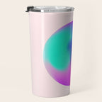Pink And Purple Gradient Sphere Travel Mug Gallery Image 3