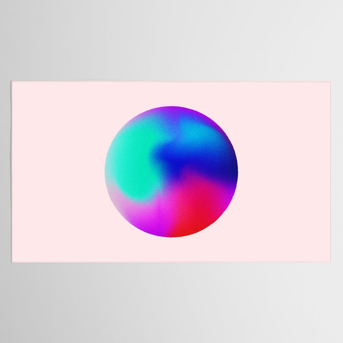 Pink And Purple Gradient Sphere Tablecloth Gallery Image 2