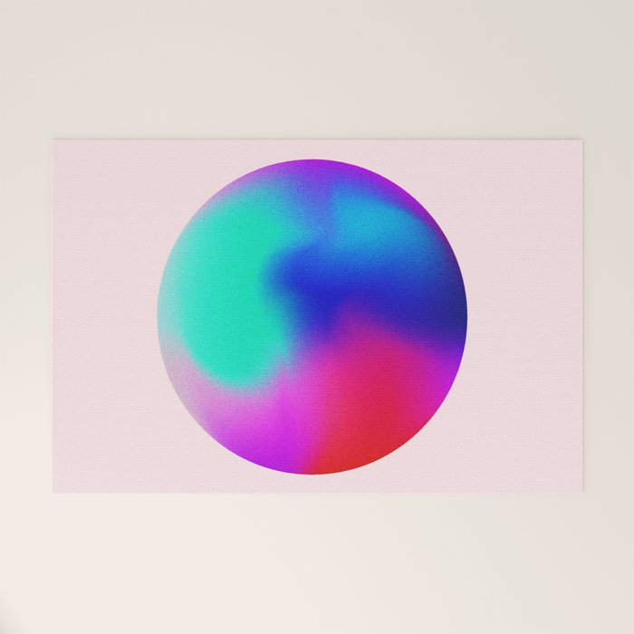 Pink And Purple Gradient Sphere Welcome Mat Gallery Image 1