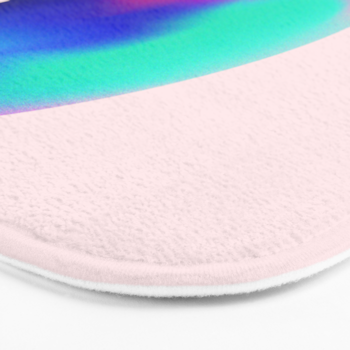 Pink And Purple Gradient Sphere Bath Mat Gallery Image 3