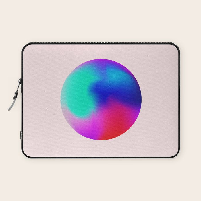 Pink And Purple Gradient Sphere Laptop Sleeve Gallery Image 1