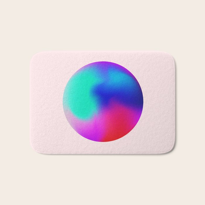 Pink And Purple Gradient Sphere Bath Mat Gallery Image 1