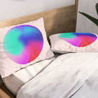 Pink And Purple Gradient Sphere Pillow Sham Gallery Image 2