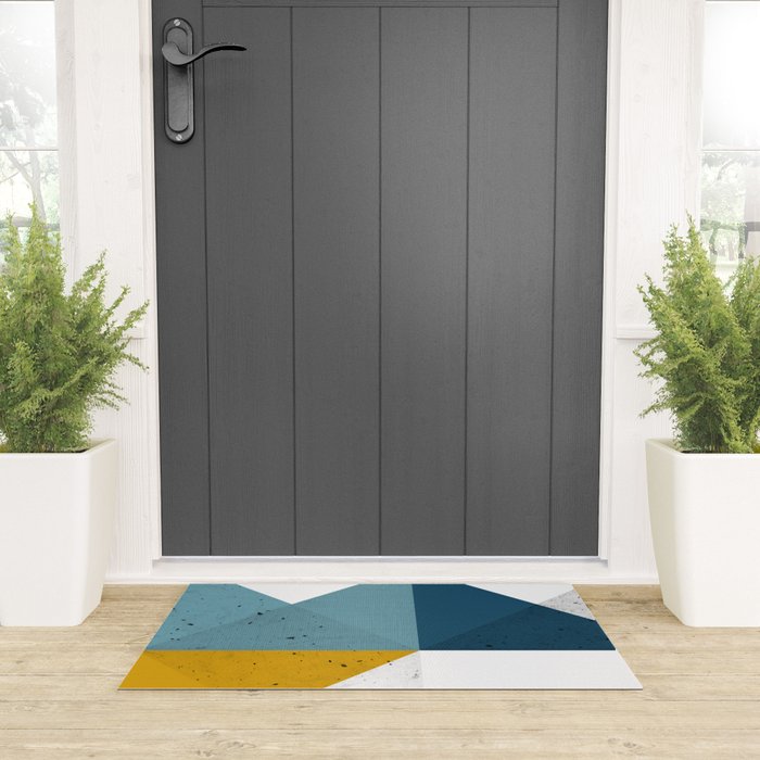 Modern Geometric 19 Welcome Mat Gallery Image 3