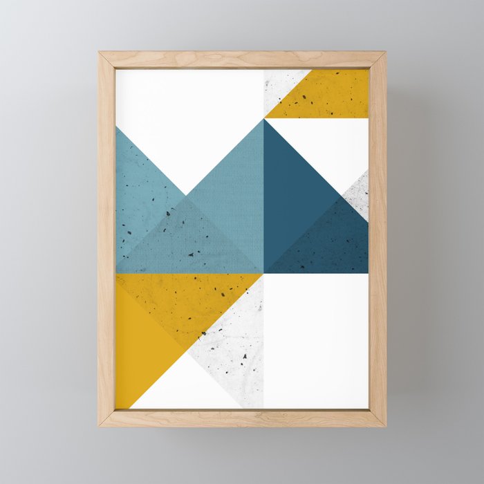 Modern Geometric 19 Mini Art Print Gallery Image 1