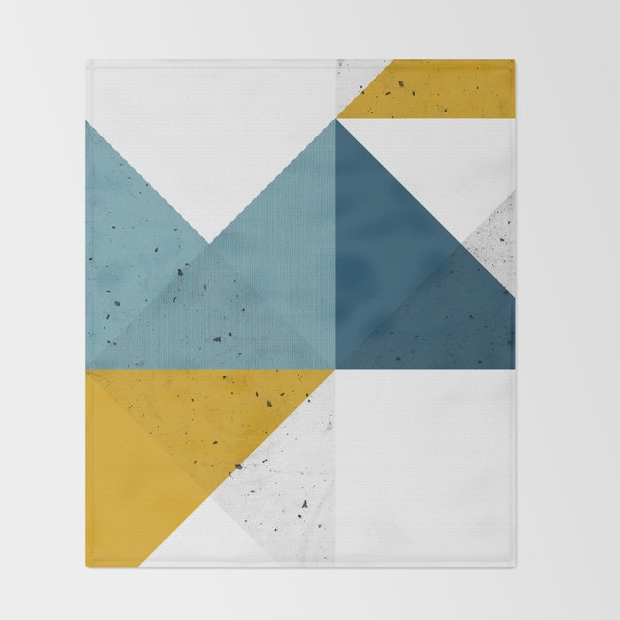Modern Geometric 19 Throw Blanket Gallery Image 2