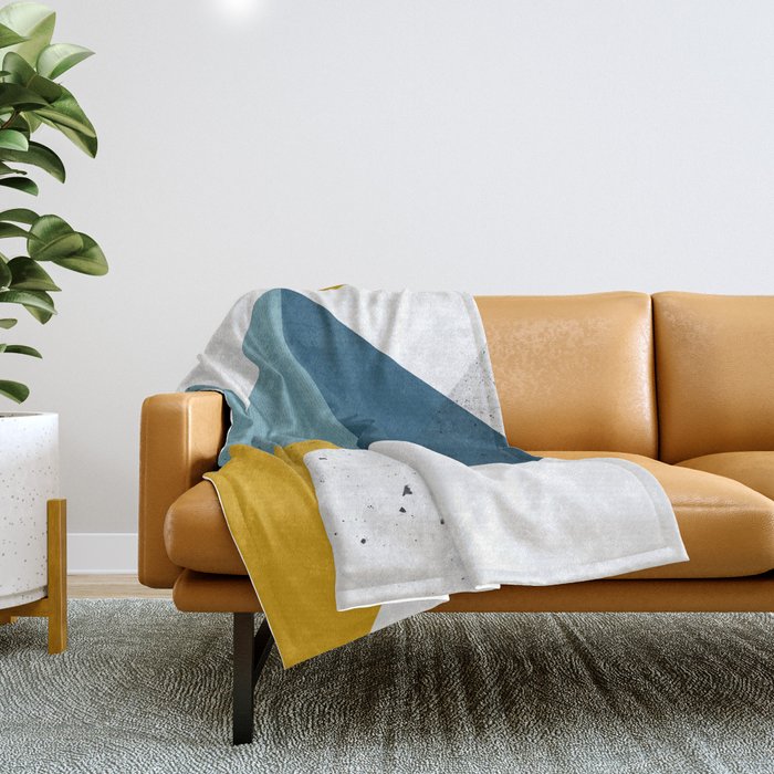 Modern Geometric 19 Throw Blanket Gallery Image 1