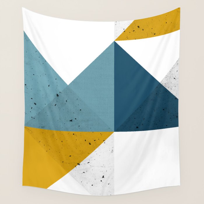 Modern Geometric 19 Wall Tapestry Gallery Image 4