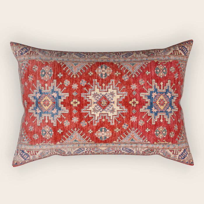 Red Jax Rectangular Pillow Gallery Image 2