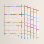 Pastel Color Square Pattern Checkered Wrapping Paper Gallery Image 3