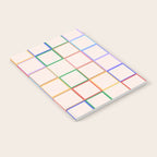 Pastel Color Square Pattern Checkered Notebook Gallery Image 2
