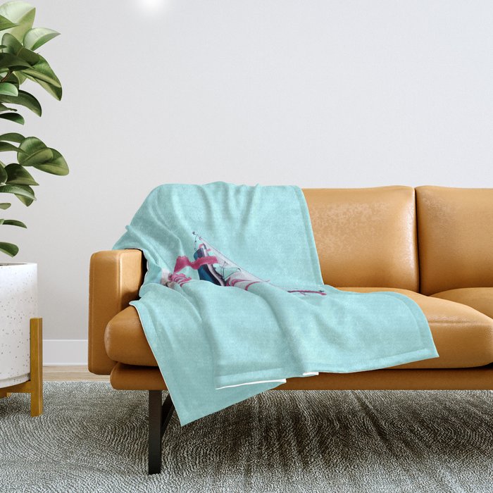 RELEASE THE KRAKEN Throw Blanket Gallery Image 1