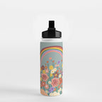 Retro meadow Water Bottle Gallery Image 2