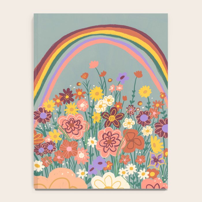 Retro meadow Notebook Gallery Image 4