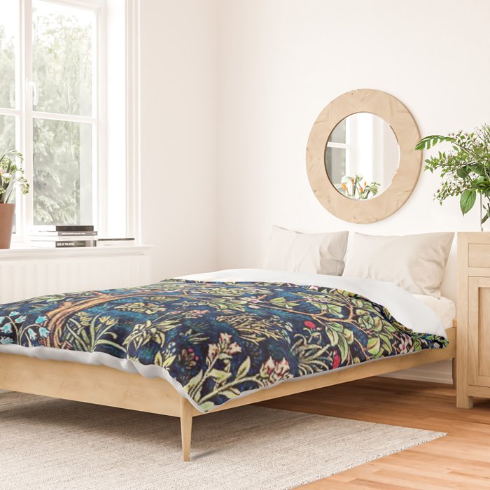 William Morris Tree Of Life, Morris floral, No,3. Duvet Cover Gallery Image 2