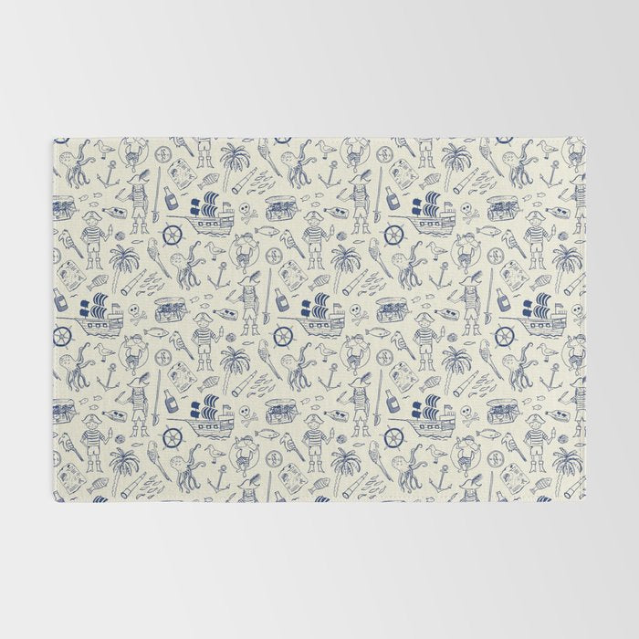 Pirate Play - Cream Rug Gallery Image 2