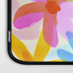 Sunny Day Bold Abstract Florals Multicolor Cheerful Summer Pattern Laptop Sleeve Gallery Image 3