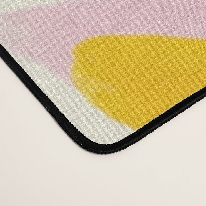 Sunny Day Bold Abstract Florals Multicolor Cheerful Summer Pattern Desk Mat Gallery Image 4