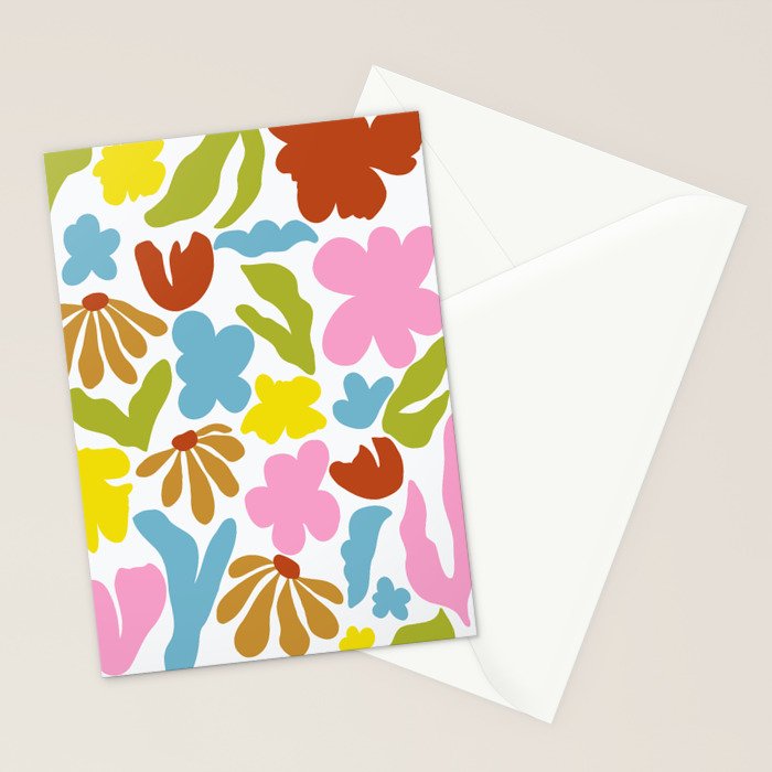 Floral Fusion Stationery Card Gallery Image 2