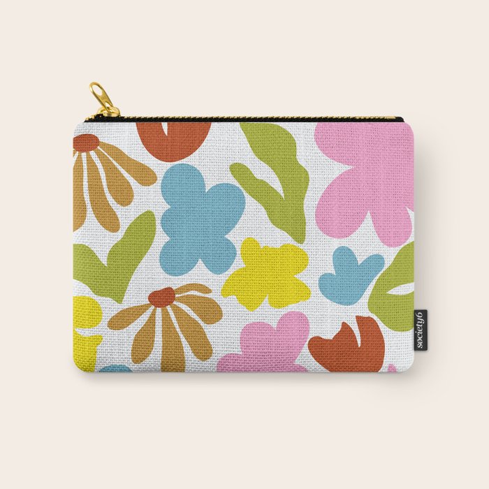 Floral Fusion Carry All Pouch Gallery Image 1