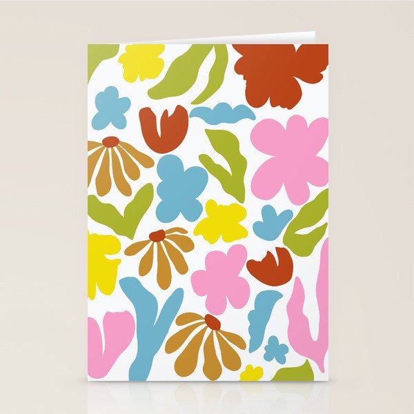 Floral Fusion Stationery Card Gallery Image 1