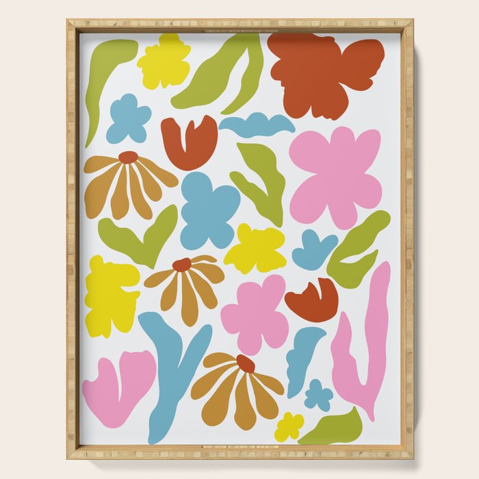 Floral Fusion Serving Tray Gallery Image 1