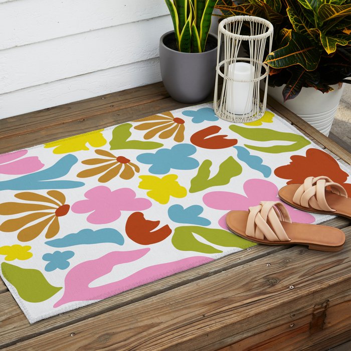 Floral Fusion Outdoor Rug Gallery Image 2