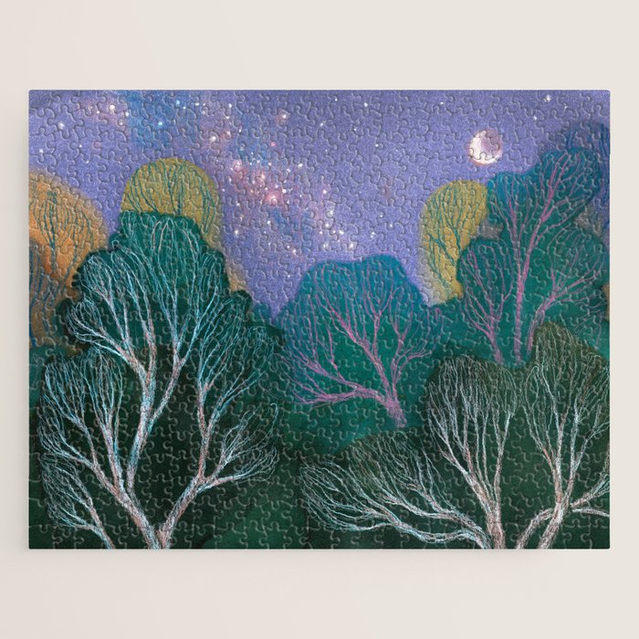 Starlit Woods Jigsaw Puzzle Gallery Image 1