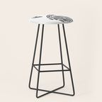 Miami Flamingo - Black Ink Stool Gallery Image 1
