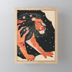 Astral Lion Mini Art Print Gallery Image 1
