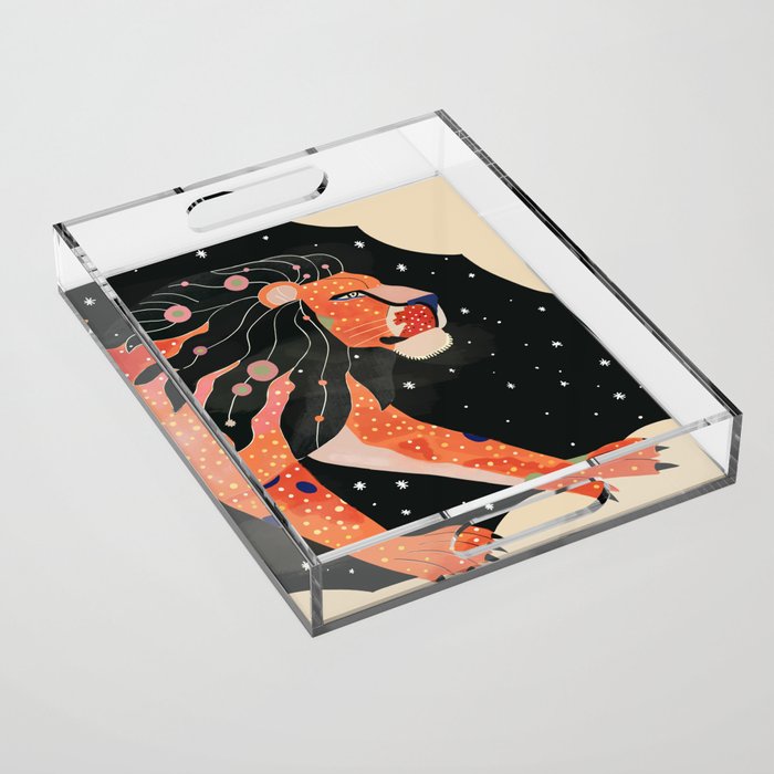 Astral Lion Acrylic Tray Gallery Image 1
