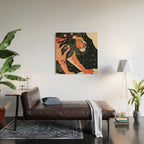 Astral Lion Wood Wall Art Gallery Image 2