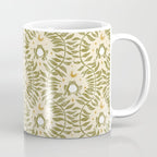 Froggie  Ogee - moss green and cream Coffee Mug Gallery Image 1