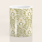 Froggie  Ogee - moss green and cream Coffee Mug Gallery Image 4