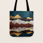 Mountain Peak Reflection Tote Bag Gallery Image 1
