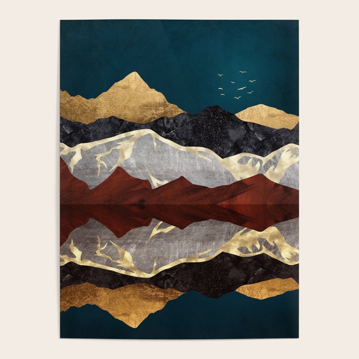Mountain Peak Reflection Poster Gallery Image 4