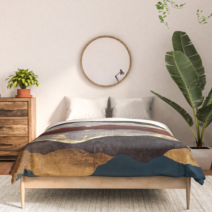 Mountain Peak Reflection Comforter Gallery Image 3