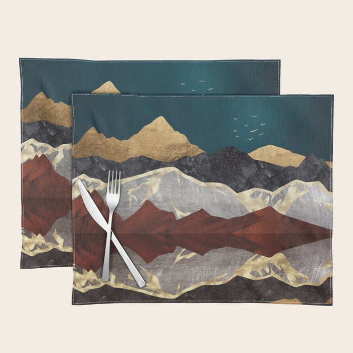 Mountain Peak Reflection Placemat Gallery Image 1