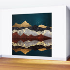 Mountain Peak Reflection Wall Mural Gallery Image 2