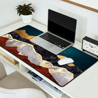 Mountain Peak Reflection Desk Mat Gallery Image 2