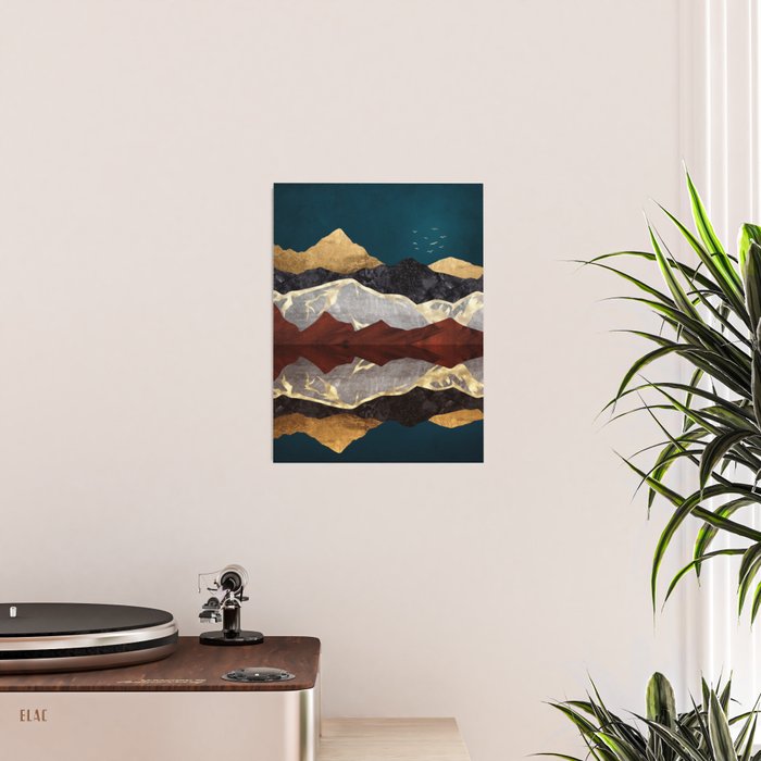 Mountain Peak Reflection Poster Gallery Image 2
