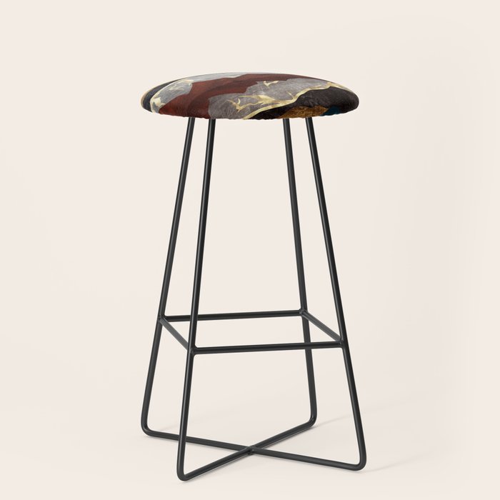 Mountain Peak Reflection Stool Gallery Image 1