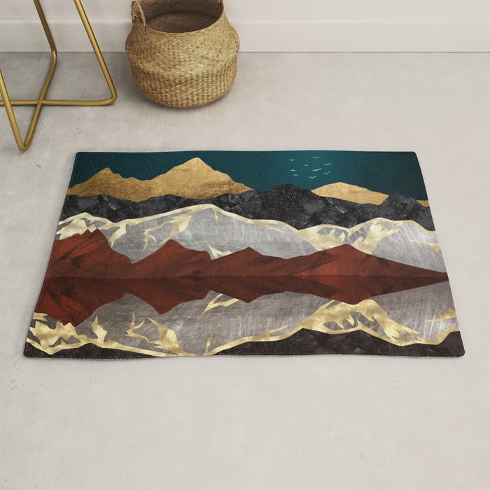 Mountain Peak Reflection Rug Gallery Image 1