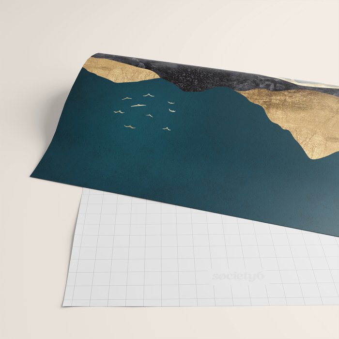 Mountain Peak Reflection Wrapping Paper Gallery Image 2