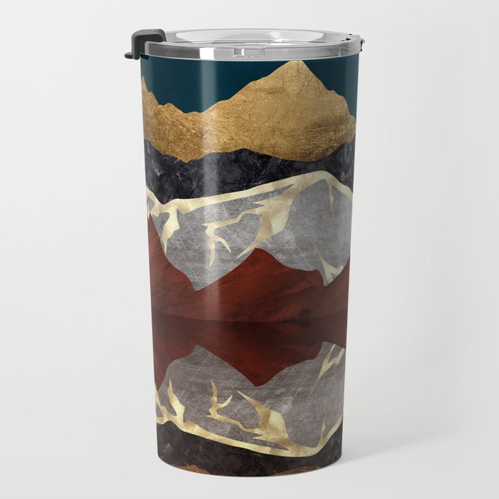 Mountain Peak Reflection Travel Mug Gallery Image 3