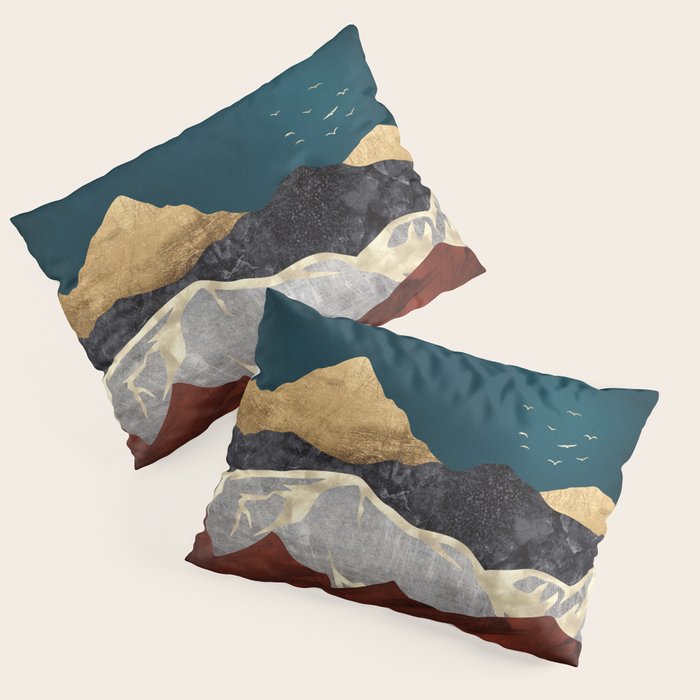 Mountain Peak Reflection Pillow Sham Gallery Image 1