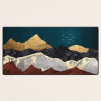 Mountain Peak Reflection Desk Mat Gallery Image 3