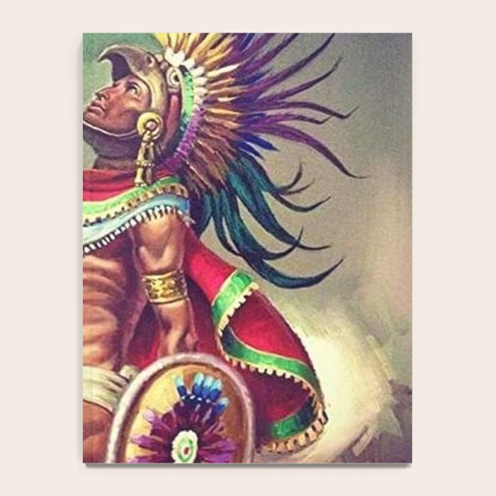 Caballero Aguila Aztec Scout Portrait painting Notebook Gallery Image 4