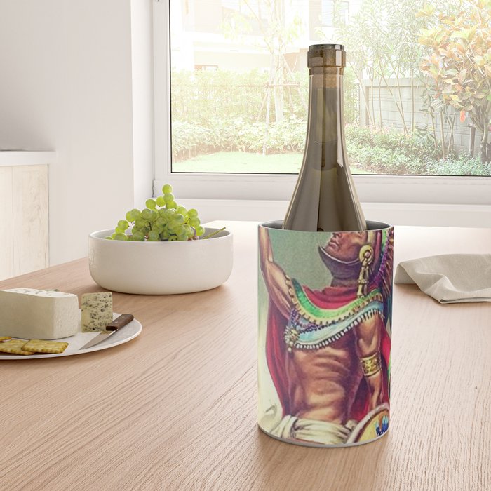 Caballero Aguila Aztec Scout Portrait painting Wine Chiller Gallery Image 4