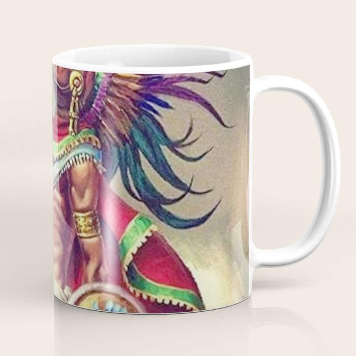 Caballero Aguila Aztec Scout Portrait painting Coffee Mug Gallery Image 1